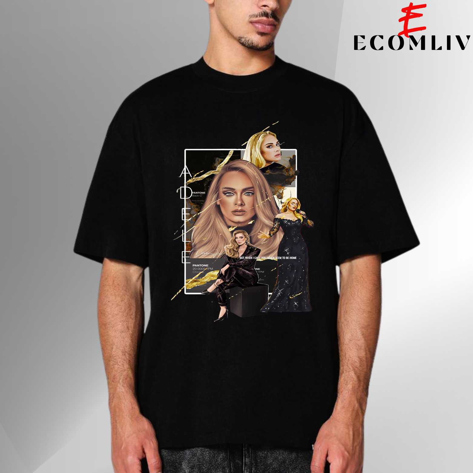 Adele T-Shirt, Soul Retro Music Tee, Unisex Pop Streetwear Style
